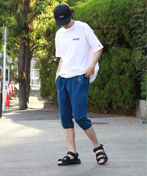 GERRY(ジェリー)の「【GERRY/ジェリー】インディゴ裏毛 ウエストリブ イージー クロップドパンツ(その他パンツ・メンズ・グレー/ブルー/ワンウォッシュ・L/LL/M)」の16枚目の写真