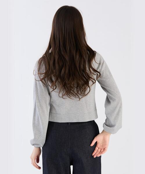 To b. by agnes b.(トゥービーバイアニエスベー)の「ラメニットポロ(ニット/セーター・レディース・グレー系その他・FREE)」の5枚目の写真