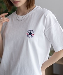 CONVERSE ワンポイントパッチ刺繍Tシャツ