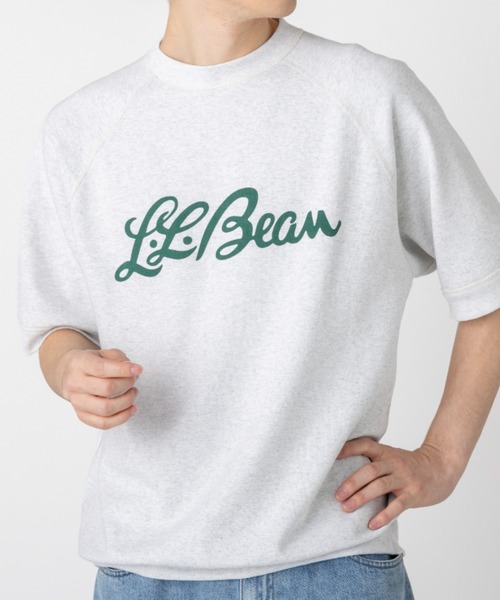 L.L.Bean(エルエルビーン)の「【JAPAN EDITION】ポーテージ・ショートスリーブ・スウェットシャツ(スウェット・メンズ・ネイビー/グリーン/ライトグレー/ホワイト・SMALL/MEDIUM/LARGE/X-LARGE)」の9枚目の写真