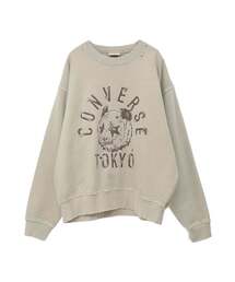 PIGMENT DYE DISTRESSED PANDA SWEAT