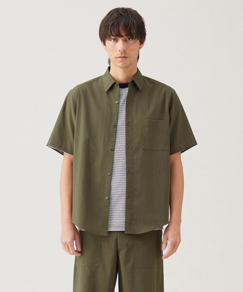 UNFILO(アンフィーロ)の「TENNEN TOUCH ポケットシャツ(シャツ/ブラウス・メンズ・ブラック系/カーキ系/グレー系・LARGE/MEDIUM/SMALL/X-LARGE)」の1枚目の写真