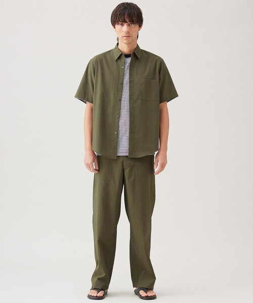 UNFILO(アンフィーロ)の「TENNEN TOUCH ポケットシャツ(シャツ/ブラウス・メンズ・ブラック系/カーキ系/グレー系・LARGE/MEDIUM/SMALL/X-LARGE)」の4枚目の写真
