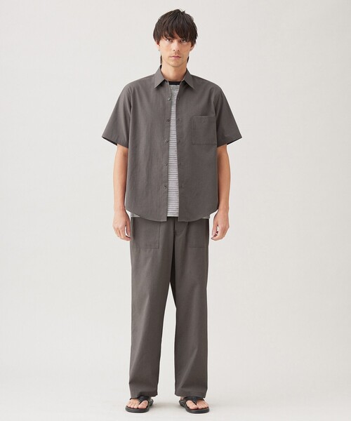UNFILO(アンフィーロ)の「TENNEN TOUCH ポケットシャツ(シャツ/ブラウス・メンズ・ブラック系/カーキ系/グレー系・LARGE/MEDIUM/SMALL/X-LARGE)」の7枚目の写真