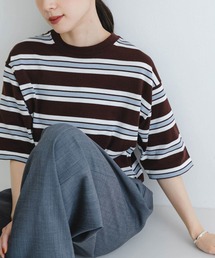 URBAN RESEARCH | new basic　マルチボーダーニットTシャツ(Tシャツ/カットソー)