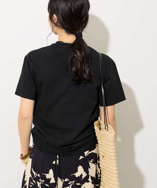 HANES(ヘインズ)の「<2枚セット>別注【Hanes / ヘインズ】Tシャツ(Tシャツ/カットソー・レディース・ブラック/チャコールグレー/ホワイト・FREE)」の5枚目の写真