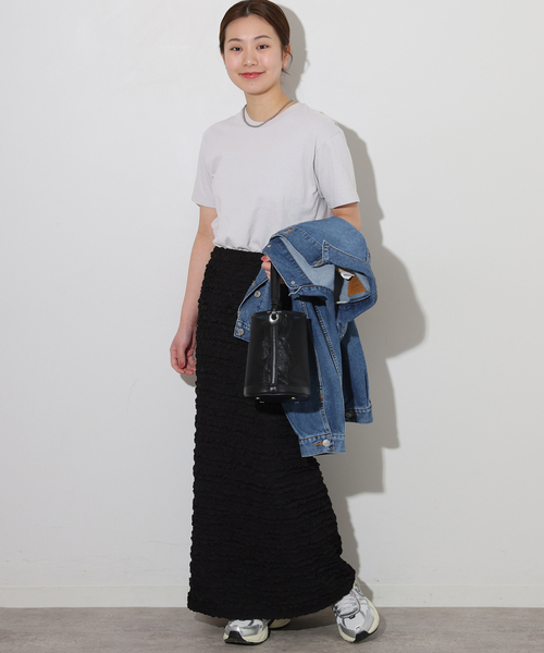 HANES(ヘインズ)の「<2枚セット>別注【Hanes / ヘインズ】Tシャツ(Tシャツ/カットソー・レディース・ブラック/チャコールグレー/ホワイト・FREE)」の12枚目の写真