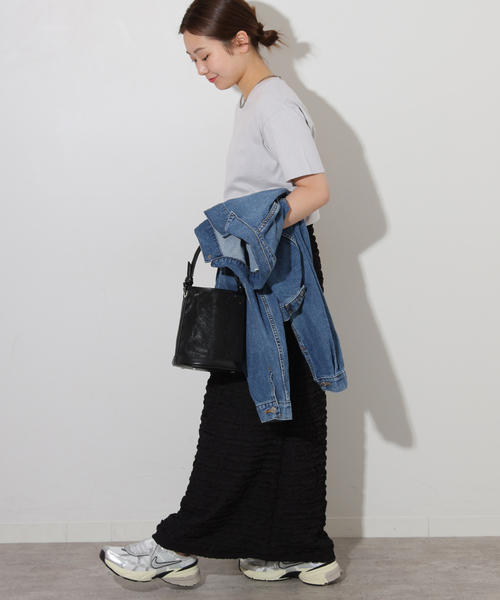 HANES(ヘインズ)の「<2枚セット>別注【Hanes / ヘインズ】Tシャツ(Tシャツ/カットソー・レディース・ブラック/チャコールグレー/ホワイト・FREE)」の13枚目の写真