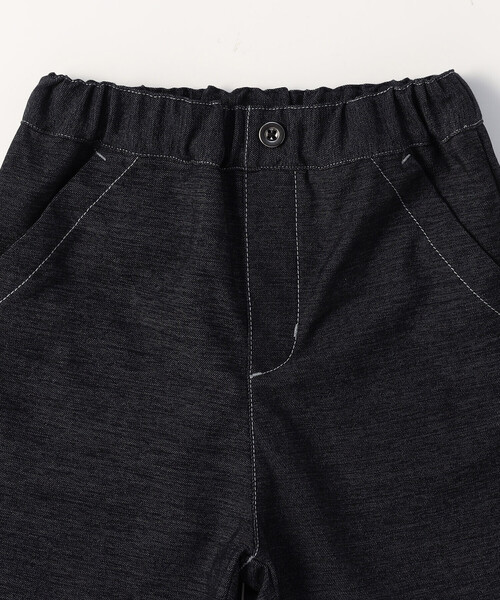 COMME CA ISM（コムサイズム）の「デニムライクジャージー ハーフパンツ（デニムパンツ・キッズ・ネイビー・110cm/100cm/120cm/130cm/140cm/150cm）」の5枚目の写真