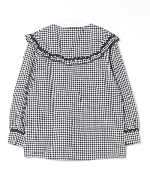 paravion（パラビオン）の「大襟配色シャツ（シャツ/ブラウス・レディース・ホワイト/その他/ブラック・FREE）」の14枚目の写真