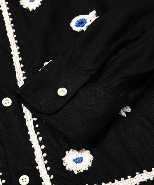 NOMA t.d.（ノーマティーディー）の「Bandana Hand Embroidery Shirt（シャツ/ブラウス・メンズ・グレー/ブラック/ブラウン系その他・4/3）」の6枚目の写真