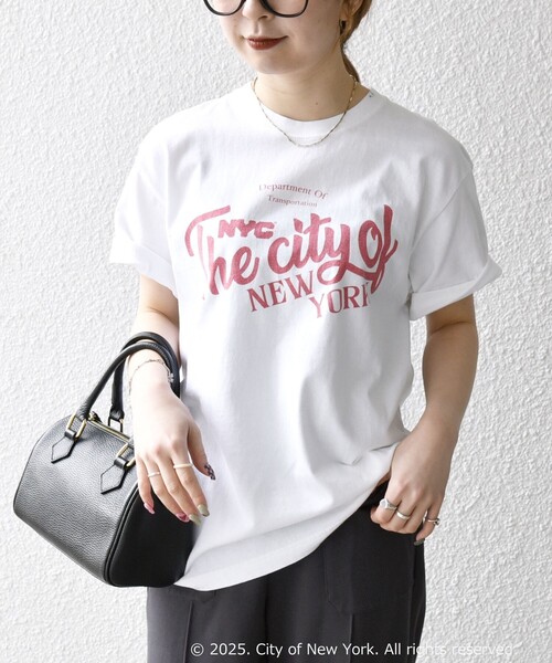 Tシャツ・カットソー [pehrt] Insane(Positive) Print T GOOD ROCK SPEED:〈洗濯機可能〉NYC カラー ロゴ プリント TEE