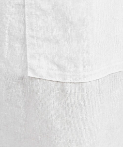 UNITED ARROWS（ユナイテッドアローズ）の「リネン パッチポケット イージーパンツ WHITE/YELLOW（その他パンツ・レディース・ホワイト/イエロー・34/36/38）」の3枚目の写真