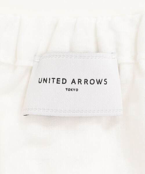 UNITED ARROWS（ユナイテッドアローズ）の「リネン パッチポケット イージーパンツ WHITE/YELLOW（その他パンツ・レディース・ホワイト/イエロー・34/36/38）」の17枚目の写真