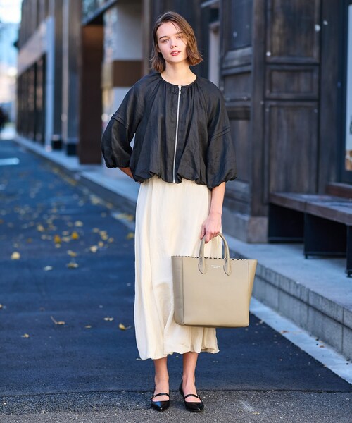 ドレステリア【洗える/リネン100％】ウォッシャブルペーパーリネンブルゾン セール】【洗える/リネン100％】ウォッシャブルペーパーリネンブルゾン