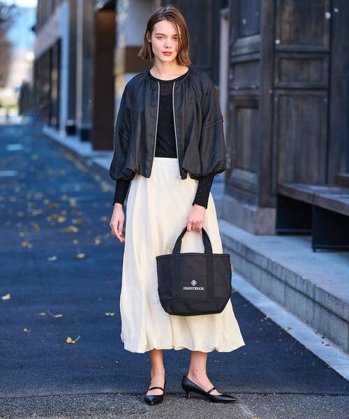 DRESSTERIOR(ドレステリア)の「【洗える/リネン100%】ウォッシャブルペーパーリネンブルゾン(ブルゾン・レディース・オフホワイト/ブラック/ライトパープル・34/36/38)」の22枚目の写真