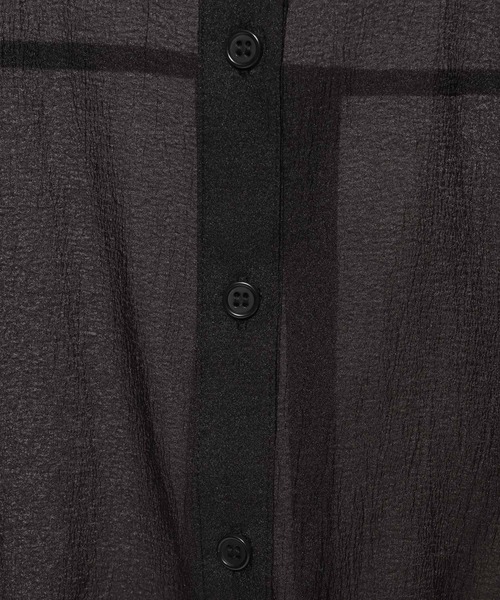 mysty woman（ミスティウーマン）の「ワイドスリーブ裾ドロストシャツ  315434（シャツ/ブラウス・レディース・ライトベージュ/ライトブルー/ブラック・FREE）」の19枚目の写真