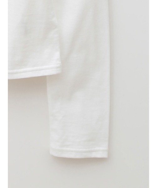 HER.（ハー）の「アシメネックカットソー（Tシャツ/カットソー・レディース・ブラック/オフホワイト・フリー）」の13枚目の写真
