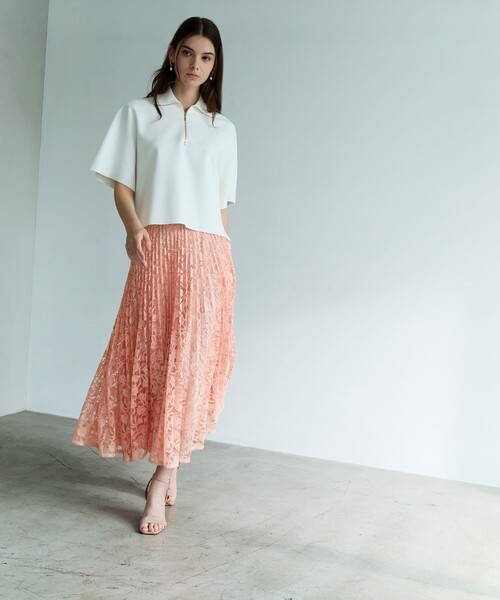 セルフォード チューリップレーススカート CELFORD チューリップレーススカート 36 ブラック CELFORD セル