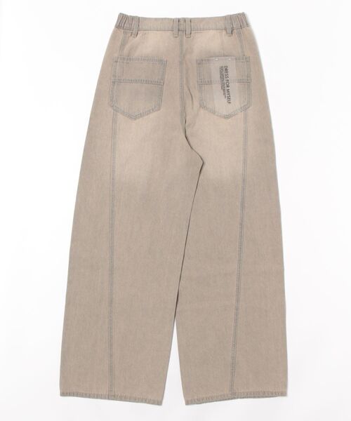 MARAI(マーライ)の「デニムワイドパンツ ジーパン(デニムパンツ・レディース・ブルーパープル/グレー/ブラック・フリー)」の21枚目の写真
