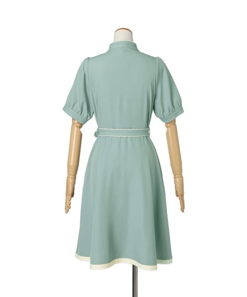 F i.n.t(フィント)の「パイピングボウタイワンピース/ fint フィント(ワンピース・レディース・ホワイト×レッド/ホワイト×グリーン・FREE)」の13枚目の写真