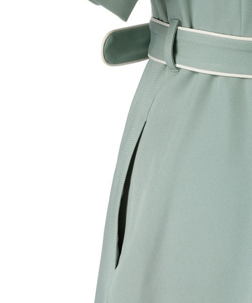 F i.n.t(フィント)の「パイピングボウタイワンピース/ fint フィント(ワンピース・レディース・ホワイト×レッド/ホワイト×グリーン・FREE)」の9枚目の写真