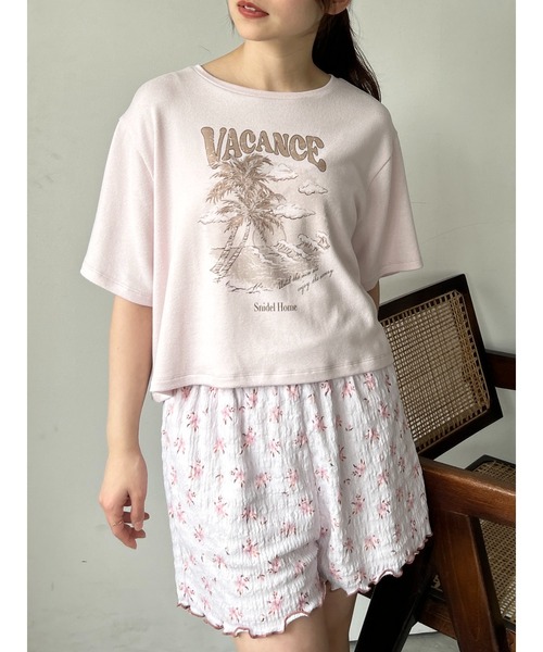 セール】サーフプリントTシャツ（ルームウェア/パジャマ