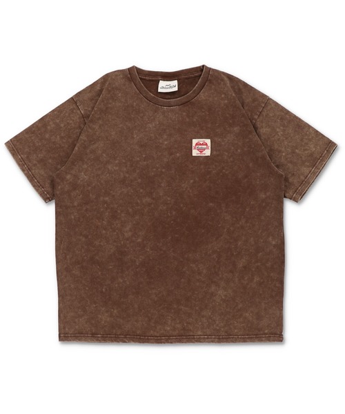Tしゃん VARSITY EMBROIDERY TEE / BLACK | ZETA DIVISION STORE