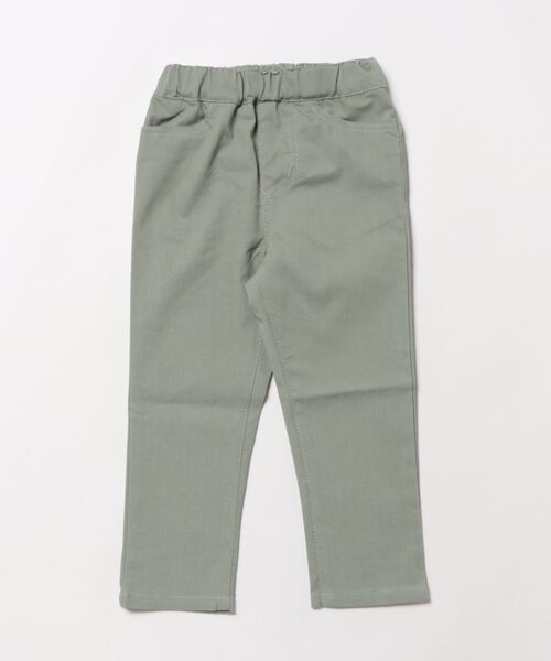 HAKKA KIDS(ハッカキッズ)の「シャリ感ストレッチスリムパンツ(その他パンツ・キッズ・サックスブルー/カーキ/ネイビー・110cm/120cm/130cm/100cm)」の1枚目の写真