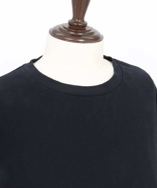 ADAM PATEK(アダムパテック)の「【ADAMPATEK/アダムパテック】widebox short sleeve T/ワイドボックス無地T(Tシャツ/カットソー・レディース・ホワイト/ブラック・1/2)」の5枚目の写真