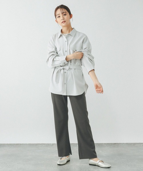 GLOBAL WORK（グローバルワーク）の「レーススカートパンツセット/323264（その他パンツ・レディース・ブラック/アイボリー・MEDIUM/LARGE）」の9枚目の写真