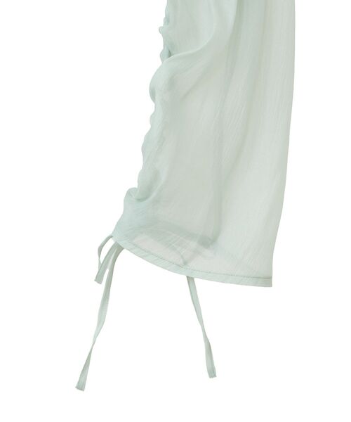 EGOIST（エゴイスト）の「EGOISTドロストシアーシャツ（シャツ/ブラウス・レディース・グレー/ホワイト系その他2/ミント・FREE）」の18枚目の写真