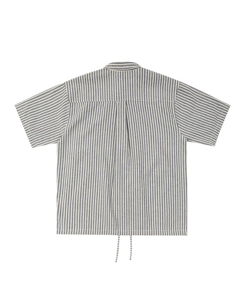 セール】【UNISEX】SLOW ACID／ストライプハーフシャツ（シャツ