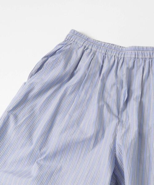 URBAN RESEARCH（アーバンリサーチ）の「new basic　インドスビンコットンストライプハーフパンツ（その他パンツ・レディース・ブルー・FREE）」の14枚目の写真