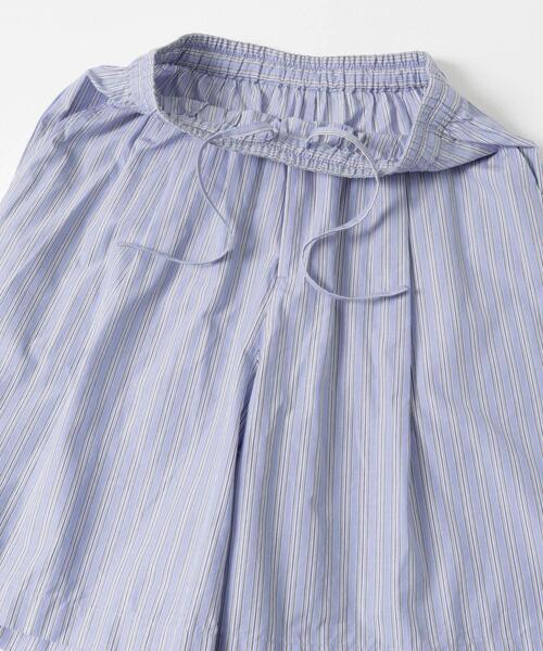 URBAN RESEARCH（アーバンリサーチ）の「new basic　インドスビンコットンストライプハーフパンツ（その他パンツ・レディース・ブルー・FREE）」の15枚目の写真
