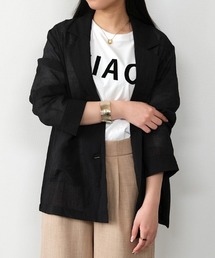 シアーテーラードジャケット