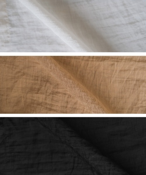 aquagarage（アクアガレージ）の「シアーテーラードジャケット（テーラードジャケット・レディース・ベージュ/アイボリー/ブラック・M）」の8枚目の写真