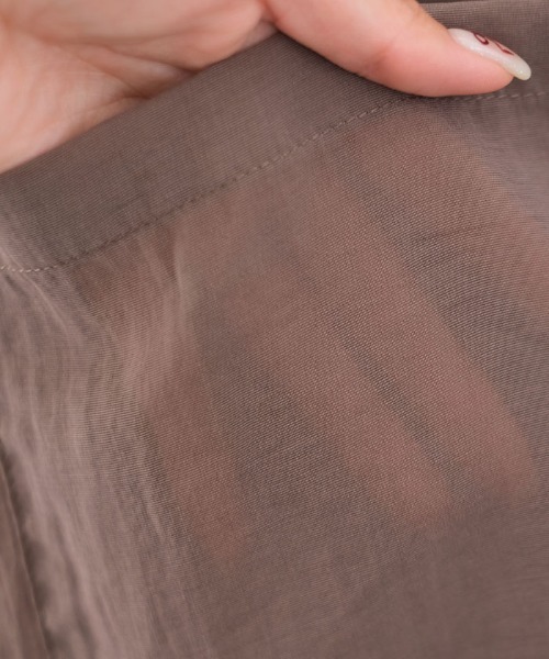 aquagarage（アクアガレージ）の「シアーテーラードジャケット（テーラードジャケット・レディース・ベージュ/アイボリー/ブラック・M）」の12枚目の写真