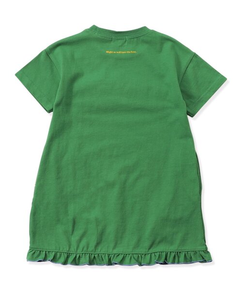 F.O.KIDS（エフオーキッズ）の「【リンク/ジュニア対応】ロゴデザインワンピース（ワンピース・キッズ・オフホワイト/パープル/グリーン・80/90/100/110/120/130/140/150）」の11枚目の写真