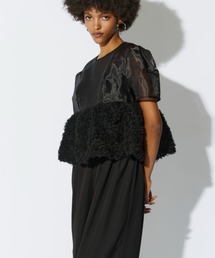 ANDRESD | swell peplum set up pants dress スウェルぺプラムセットアップパンツドレス(パンツドレス)