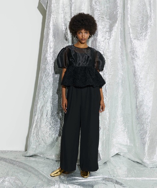 スウェルぺプラムセットアップパンツドレス / swell peplum set