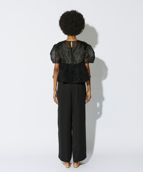 ANDRESD スウェルペプラムセットアップパンツドレス 2点セット スウェルぺプラムセットアップパンツドレス / swell peplum set