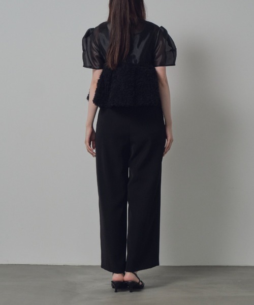 swell peplum set up pants dress スウェルぺプラムセットアップ