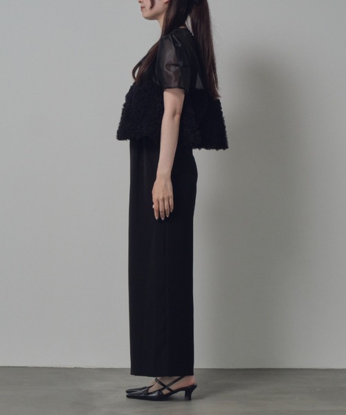 swell peplum set up pants dress スウェルぺプラムセットアップ