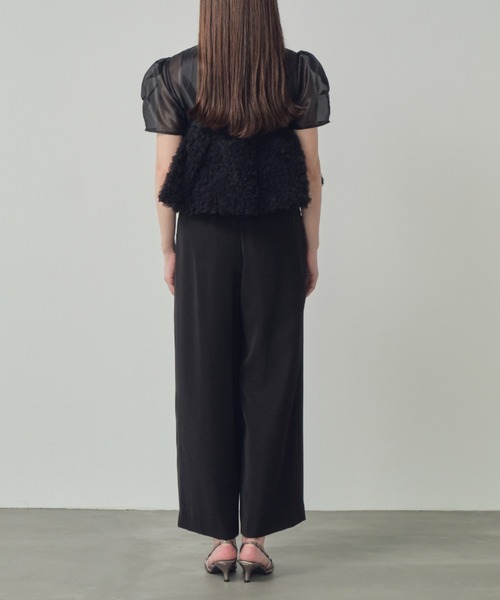 ANDRESD パンツドレス peplum setup dress / ペプラム