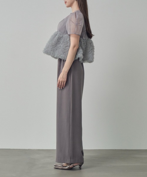 セール】スウェルぺプラムセットアップパンツドレス / swell peplum