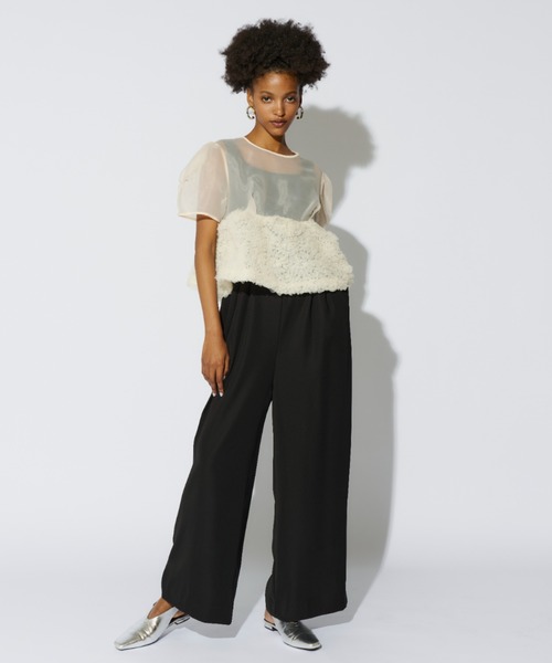 ANDRESD スウェルペプラムセットアップパンツドレス swell peplum set up pants dress スウェルぺプラムセットアップ