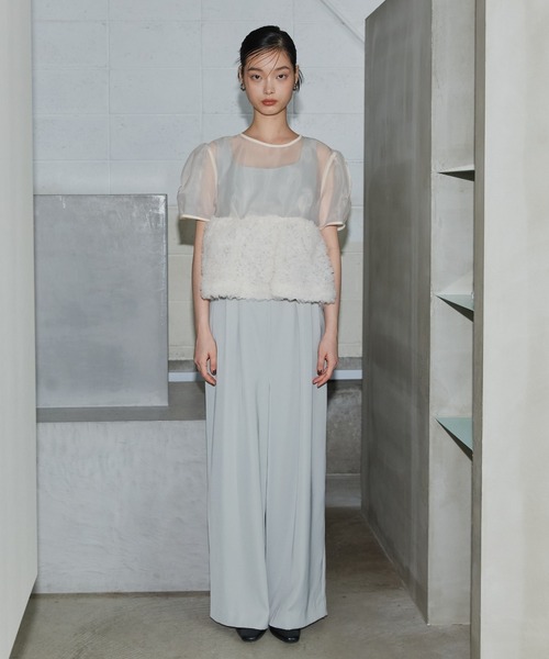 セール】スウェルぺプラムセットアップパンツドレス / swell peplum