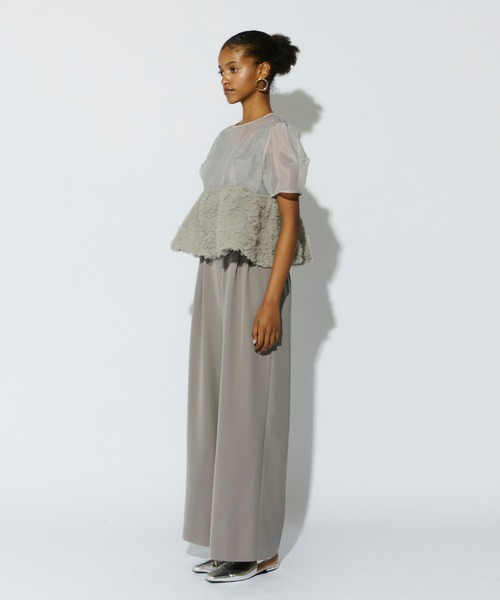 ANDRESD スウェルペプラムセットアップパンツドレス swell peplum set up pants dress スウェルぺプラムセットアップ