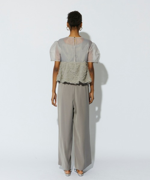 ANDRESD スウェルペプラムセットアップパンツドレス 2点セット swell peplum set up pants dress スウェルぺプラムセットアップ